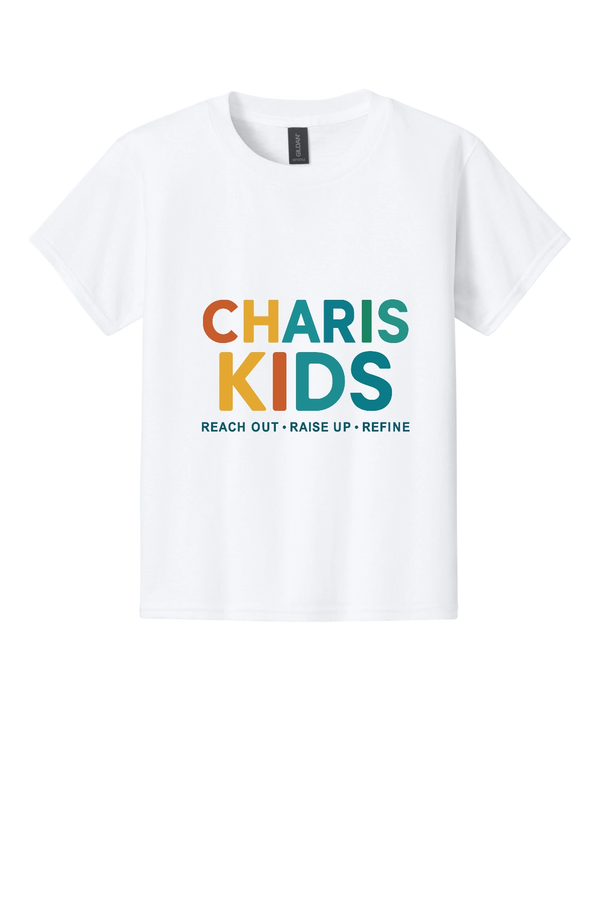 Variant Image for 64000B - Gildan Youth Softstyle® T-Shirt - NBC Kids - Full Color - Website New Beginning Church