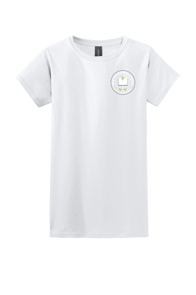 Variant Image for 64000L - Gildan Softstyle® Women's T-Shirt - NBC - Black - Website New Beginning Church