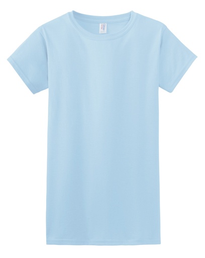 64000L - Gildan Softstyle® Women's T-Shirt (XL, Sky)